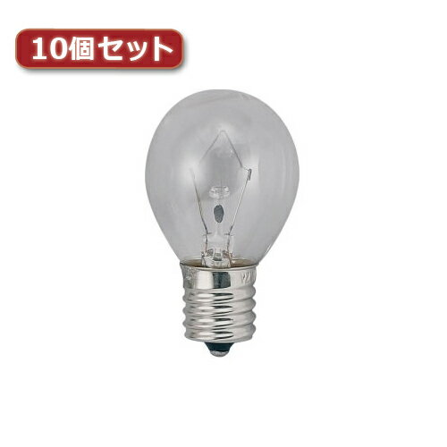 樂天商城 - YAZAWA ミニランプ S35 E17 25W形 クリア10個セット S351722CX10 母の日 ギフト 2026 贈り物 プレゼント 母 父 父の日 ペアギフト