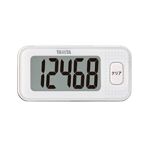 メーカー：TANITAJAN：4904785574014型番：FB-740■商品説明■●文字高19mmの大型表示で見やすく、設定いらずで簡単に使えます。●どこに身につけても動きを見逃さない、バッグに入れたままでもカウントできる3Dセンサーを搭載し、歩数をしっかりとカウントします。●設定いらずで簡単に使える●文字高19mmの大型表示で見やすい。●ストラップ穴が大きいので簡単に通せます。■仕様■・電源 ：約1年（1日約4時間使用した場合）※使用条件により異なる・主な材質 ：ABS、PMMA、亜鉛(クロムメッキ)・主な付属品 ：取扱説明書(保証書付)、落下防止ストラップ、お試し用電池(CR2032コイン形リチウム電池×1個)・歩数 ：0歩〜99999歩 1歩単位・本体寸法 ：幅 73mm × 高さ 36mm × 奥行 12mm・本体質量 ：約 28g・個装箱寸法 ：幅 75mm × 高さ 165mm × 奥行 19mm・個装箱質量 ：約 67g・製造国 ：中国・保証期間 ：1年