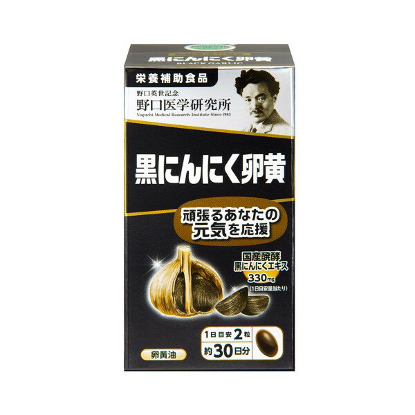 【500円OFFクーポン有】 【P2倍】 黒にんにく卵黄 (560mg×60粒) 野口医研