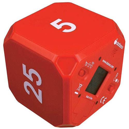 Datexx TimeCubePlus タイムキューブプラス プリセットタイマー 5・10・20・25分 レッド DF-48 [3]