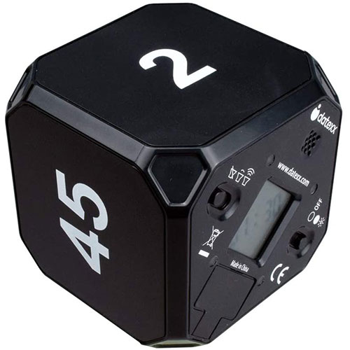 Datexx TimeCubePlus タイムキューブプラス プリセットタイマー 2・10・20・45分 ブラック DF-49 [3]