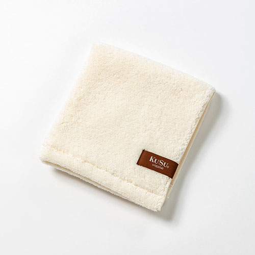 Towel - 楠橋紋織 くすばしタオル KuSu organic クスオーガニック ウォッシュタオル 33cm×34cm ベージュ(PBP YARNプロジェクト対象) 1-68031-51-BE 父の日 ギフト 2026 贈り物 プレゼント 母 父 ペアギフト