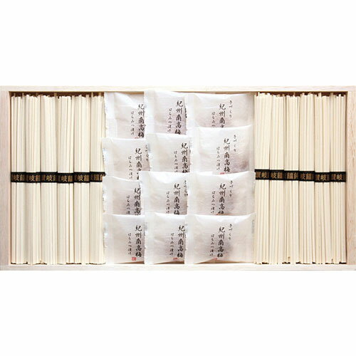 紀州南高梅・讃岐うどん詰合せ(木箱入) C3287129