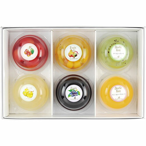 ダブルテイスト・フルーツゼリー6個詰合せ C3242014