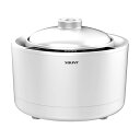 SOUYI JAPAN 本格的な土鍋ごはんを手軽に美味しく味わえる土鍋炊飯器 ホワイト SY-150-WH
