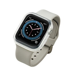 【GWも発送★500円OFFクーポン配布中！～5/6 23:59】 【P2倍】 エレコム Apple Watch44mm用ソフトバンパー AW-20MBPUCR