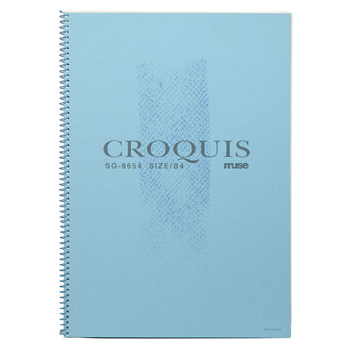 ARTEC Mu クロッキー用紙 B4 SG-9654 ブルー ATC140690