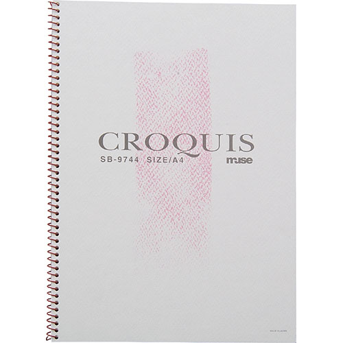 ARTEC Mu クロッキー用紙 A4 SB-9744 レッド ATC140705