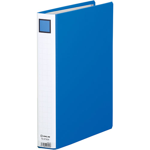 KING JIM キングジム キングファイルG 青 KJ-973GX-BL