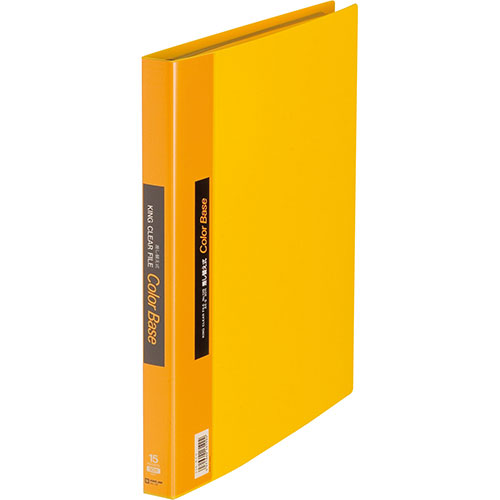 KING JIM キングジム クリアーファイルカラーベース差替え式 黄 KJ-139-YE 新生活 一人暮らし 引っ越し 新生活応援 単身