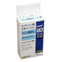 ワールドビジネスサプライ Luna Life エプソン用 互換インクカートリッジ ICLC80L ライトシアン