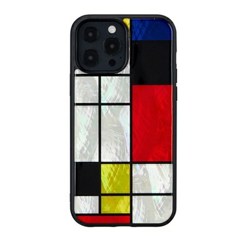 Rakuten - ikins 天然貝ケース iPhone 13 Pro Max Mondrian I21081i13PM 父の日 ギフト 2026 贈り物 プレゼント 母 父 ペアギフト