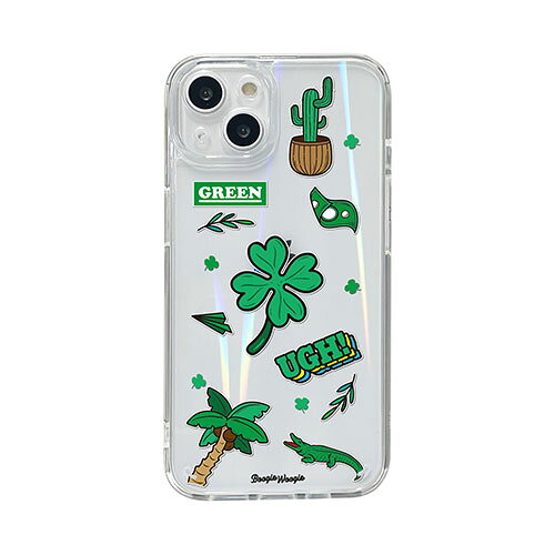BOOGIE WOOGIE ブギウギ オーロラケース for iPhone 13 Green BW22002i13GN 新生活 一人暮らし 引っ越し 新生活応援 単身