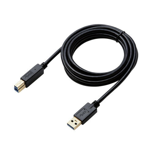 DH-AB3N20BK USB3.0ケーブル A-Bタイプ 2.0m ブラック メーカー品