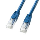 【5個セット】 サンワサプライ つめ折れ防止カテゴリ6LANケーブル KB-T6TS-03BLNX5(2)