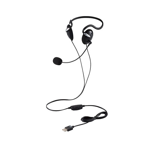 エレコム 両耳USBネックバンドヘッドセット HS-NB03SUBK エレコム 両耳USBネックバンドヘッドセット HS-NB03SUBK