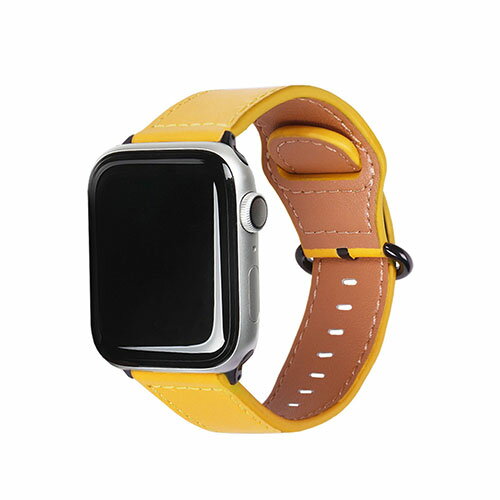 EGARDEN GENUINE LEATHER STRAP for Apple Watch 41/40/38mm Apple Watch用バンド イエロー EGD20600AW EGARDEN GENUINE LEATHER STRAP for Apple Watch 41/40/38mm Apple Watch用バンド イエロー EGD20600AW