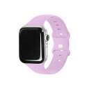 EGARDEN SILICONE BAND for Apple Watch 41/40/38mm Apple Watch用バンド ライラック EGD21774AWLL(2)