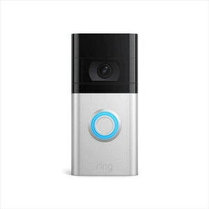 【Amazonデバイス】Ring Video Doorbell 4 （リング ビデオドアベル4） ｜ 外出先からも応答可能、スマートフォン対応 インターホン・ドアホンの代わりに、デバイス盗難補償付き