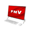  オールインワンデスクトップパソコン FMV ESPRIMO 23.8型 Core i5 8GB 512GB SSD DVDドライブ Officeあり 富士通 FMVF60G3W