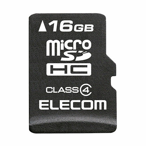 【500円OFFクーポン有】 エレコム microSDHCカード/データ復旧サービス付/Class4/16GB MF-MSD016GC4R