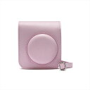 カメラケース instax mini 12「チェキ」用 ピンク 富士フイルム INSTAX mini 12 ケースピンク(2)