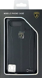 【GWも発送★500円OFFクーポン配布中！～5/6 23:59】 【P2倍】 LAMBORGHINI Genuine leather back cover - Black LB-HCIP7P-HU/D1-BK