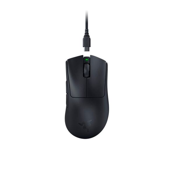 Razer レイザー ゲーミングマウス DeathAdder V3 Pro ブラック 黒 ワイヤレス 無線 63g 超軽量 30000DPI Focus Pro 30K オプティカルセンサー 90時間バッテリー パソコン PC RZ01-04630100-R3A1