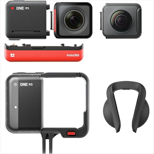 Insta360 ONE RS ツイン版 アクションカメラ 360度カメラ 4K 5.7K 4800万画素 高画...
