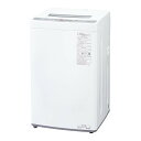 【P2倍】 6.0kg全自動洗濯機 ホワイト アクア AQW-S6N(W)