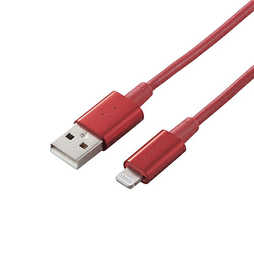 樂天商城 - エレコム Lightningケーブル/準高耐久/アルミコネクタ/1.0m/レッド MPA-UALPS10RD 母の日 ギフト 2026 贈り物 プレゼント 母 父 父の日 ペアギフト