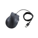 有線 マウス 静音 Mサイズ 5ボタン 抗菌仕様 静音設計 ブラック エレコム M-XGM30UBSK(2)