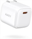 AUKEY オーキー 充電器 Omnia Mini 20W PA−B1S ホワイト 急速充電 高速充電 iPhone Android USB−C タイプC PD 折りたたみ式プラグ スマホ iPhone12(2)