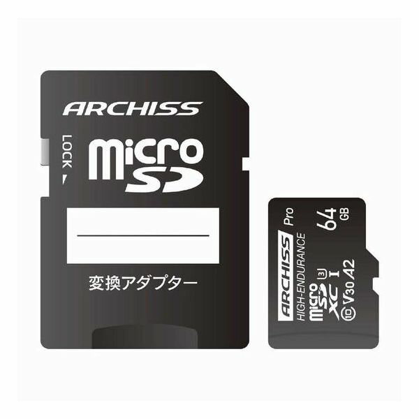 yő2,000~OFFI5/15 0`5/16 2z Professional microSDXC 64GB Class10 UHS-1 (U3) V30 A2Ή SDϊA_v^t mClass10 /64GBn A[LX AS-064GMS-PV3