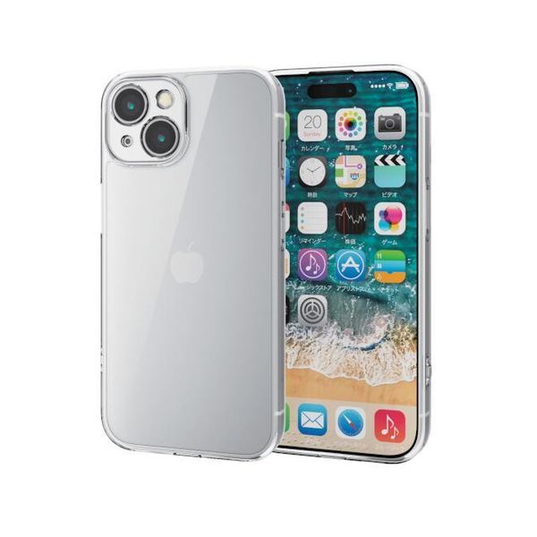 樂天商城 - iPhone 15(6.1インチ) ハイブリッドケース/極限保護/クリア エレコム PM-A23AHVCKKCR 母の日 ギフト 2026 贈り物 プレゼント 母 父 父の日 ペアギフト
