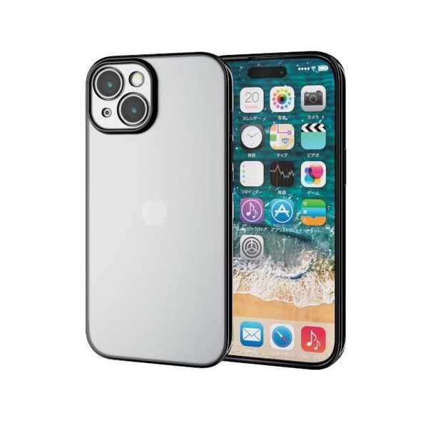 樂天商城 - iPhone 15 ソフトケース 極限 メタリック メタリックブラック エレコム PM-A23AUCTMKBK 母の日 ギフト 2026 贈り物 プレゼント 母 父 父の日 ペアギフト