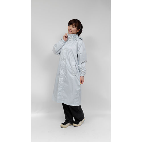 トキワ 雨先案内人 サイクルコート シルバーホワイト Lサイズ 3193-SW-L