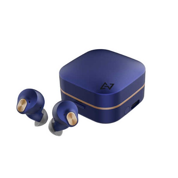 ノイズキャンセリング機能搭載 完全ワイヤレス Bluetoothイヤホン ラピスブルー AVIOT TE-Q3-BL