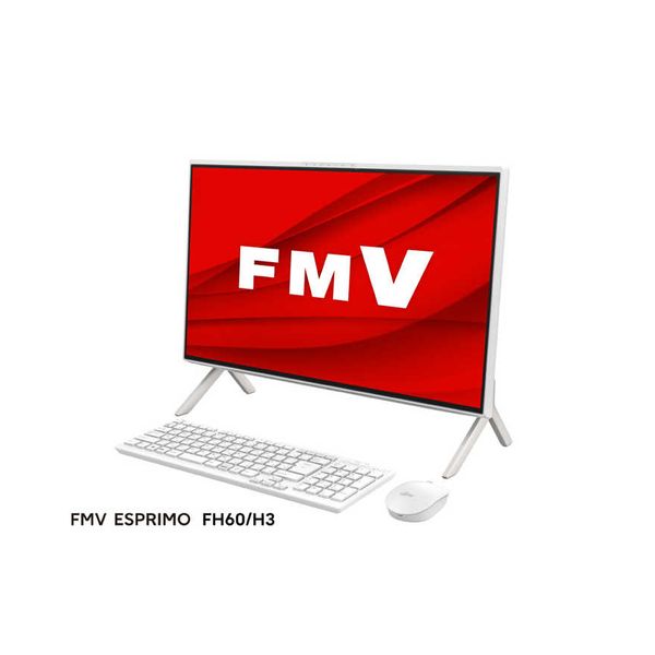 ǥȥåץѥ 23.8 վ FMV ESPRIMO FH60 H3 Ryzen 5-7530U  8GB SSD 512GB DVDɥ饤 Office ٻ FMVF60H3W