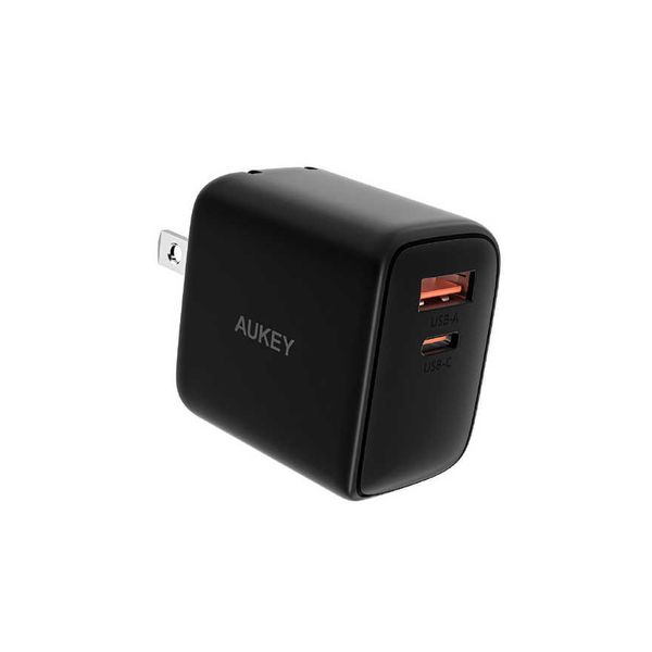 USB充電器 Swift Mix 32W USB-A 1ポート USB-C 1ポート ブラック 2ポート USB Power Delivery対応 AUKEY PA-F4-BK