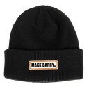 【GWも発送★500円OFFクーポン配布中！～5/6 23:59】 MACK BARRY マクバリー 【BEANIE(ビーニー)】 BOX LOGO BEANIE MCBRY72669