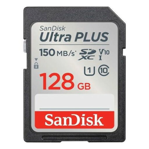 メモリーカード SDHC/SDXC ウルトラ プラス (Class10/128GB) サンディスク SDSDUWC-128G-JN3IN メモリーカード SDHC/SDXC ウルトラ プラス (Class10/128GB) サンディスク SDSDUWC-128G-JN3IN