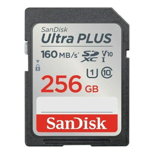 メモリーカード SDHC/SDXC ウルトラ プラス (Class10/256GB) サンディスク SDSDUWL-256G-JN3IN メモリーカード SDHC/SDXC ウルトラ プラス (Class10/256GB) サンディスク SDSDUWL-256G-JN3IN