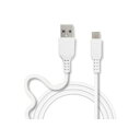 充電ケーブル くねくねType-Cケーブル 3m iPhone 15 スマホ android タブレット USB-A type-a 断線に強い AIR-J UCJ-WTC3M WH(2)