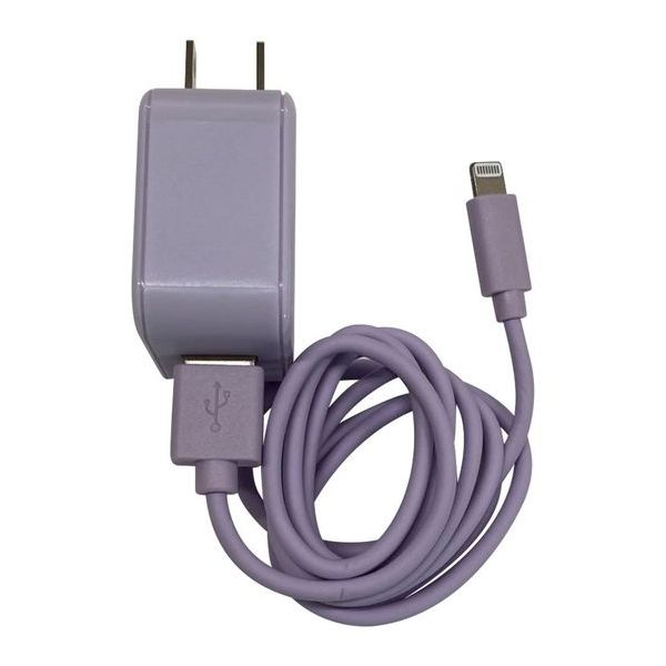 メーカー：クオリティトラストジャパンJAN：4580256089265型番：QL-0201PU■商品説明■●コンセントが干渉しにくいスリムなサイズ●USB-Aポートが2つ搭載している為、2台同時充電が可能●Appleが定める性能基準を満たしていますので、安心して使用可能■仕様■・サイズ(約):AC本体:奥行き42×幅 40×高さ25.5（mm）、ケーブル:1000（mm） ・質量(約):AC本体:49g、ケーブル本体:23g ・【定格入力】:AC100V-240V ・【定格出力】:5V/2.4A（合計最大出力） ・【コネクタ】:ライトニング