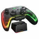 BIGBIG WON RAINBOW2 Pro combo ワイヤレス&有線両対応 WindowsPC/Switch/iOS/Android対応 マグネット式充電台付属モデル ゲーミング コントローラー