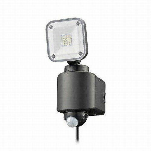 防犯センサーライト monban 1灯コンセント式 1600ルーメン オーム電機 LS-A160W1