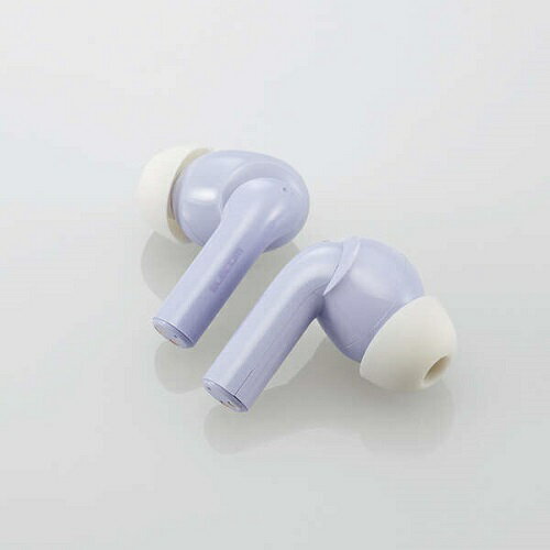 完全ワイヤレスBluetoothヘッドホン パープル エレコム LBT-TWS15PU