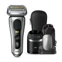 電気シェーバー 6in1全自動プレミアムアルコール洗浄器&美顔器ヘッド付き シルバー BRAUN 9587cc-V