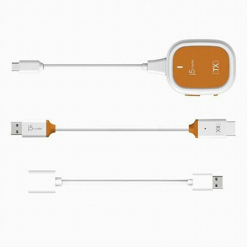j5create ScreenCast USB-C to HDMIワイヤレス送受信機 JVAW61 ワイヤレス ミラーリング